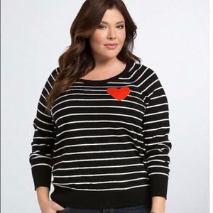 Black & White Striped Sweater